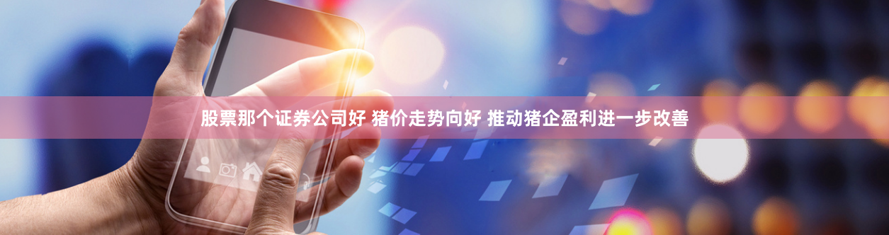 股票那个证券公司好 猪价走势向好 推动猪企盈利进一步改善